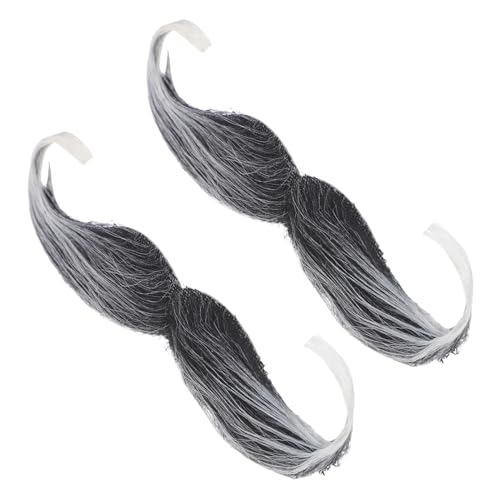 FOMIYES 6 Stck. Teiliges Falscher Schnurrbart Realistisch Gestaltete Party Perücke mit Fein Strukturierter Oberfläche Tragbar für Kostümfest Halloween und Cosplay von FOMIYES