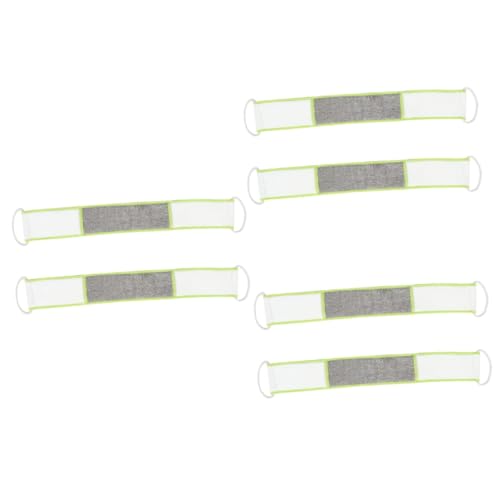 FOMIYES 6 Stk Bade-Zug Peeling-Badehandschuhe Badeschrubber Streifen Nubuk- schrubben Badetuch Handtuch Handtücher Rückenschrubber Peelingband Massage Wäscher Schal Flachs von FOMIYES