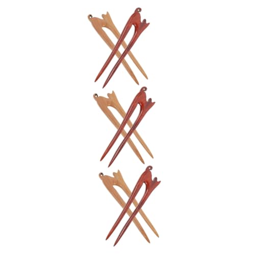 FOMIYES 3er-sets Haarstab Aus Holz Für Frauen Katzen-clip Vintage-stil Stilvolles Haar-accessoire Für Mädchen 2 Stück X 3 FOMIYES 3er-sets Haarstab Aus Holz Für Frauen Katzen-clip Vintage-stil Stilvolles Haar-accessoire Für Mädchen 2 Stück X 3 von FOMIYES
