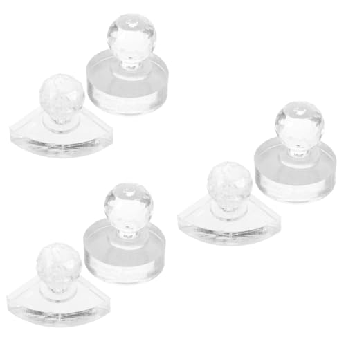 FOMIYES Lidschatten Former 6 Stk Lidschatten-plattenwerkzeug Lidschatten-paletten-spenderwerkzeug Lidschatten-tool Lidschatten-make-up-stempel Pulverpresswerkzeug Kosmetikstempel Transparent Acryl von FOMIYES