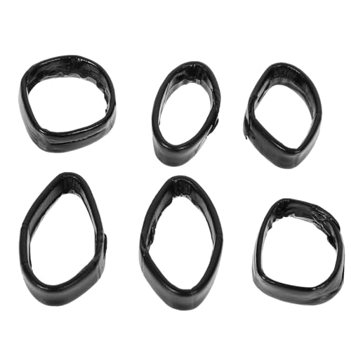 FOMIYES 6 Stück Armband Gürtelschlaufe beobachten Smartwatch-Band Schleifen Damen dünn Befestigungsringe für Uhrenarmbänder Sehen Sie Sich Bandringe an Echtes Leder Black FOMIYES 6 Stück Armband Gürtelschlaufe beobachten Smartwatch-Band Schleifen Damen dünn Befestigungsringe für Uhrenarmbänder Sehen Sie Sich Bandringe an Echtes Leder Black von FOMIYES