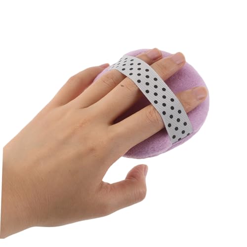 FOMIYES 6 Stück Große Extraweiche Runde Puderquasten für Foundation und Lose Puder Wiederverwendbare Make Up Schwämmchen für Schnelle Professionelle Anwendung bei Frauen und Mädchen von FOMIYES