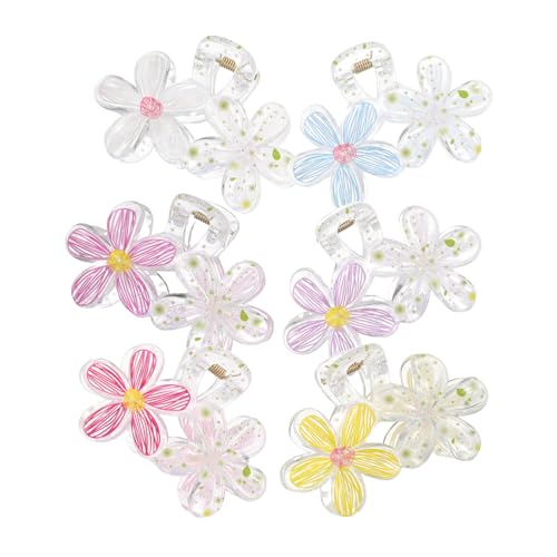 FOMIYES 6 Stück Haarklammern für Frauen Vielseitige Haaraccessoires mit Einzigartigem Blumenmuster für Verschiedene Anlässe von FOMIYES