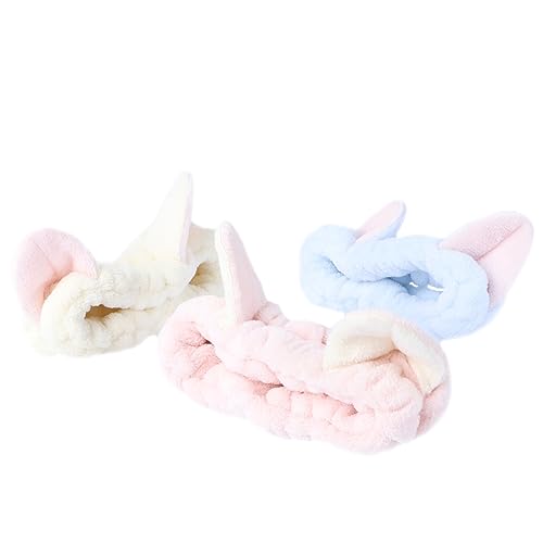 FOMIYES 6 Stk Flauschiges Handtuch-stirnband Haarband Stirnbänder Make-up-stirnband Lila Plüsch-katzen-stirnband Stirnband Für Bilden Ohr Stirnband Handtücher Haustier Kopfbedeckung Damen von FOMIYES