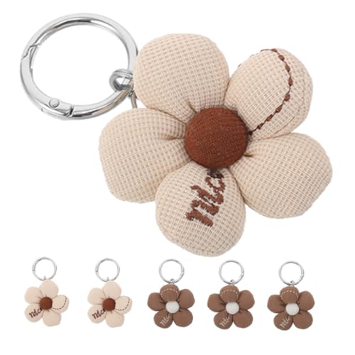 FOMIYES 6 Stück Reise-hutclips Blumen-design Leichter Cap-halter für Taschen und Gepäck Vielseitige Schlüsselanhänger-clips für Kappen Schlüssel und Kleine Gegenstände für Outdoor und von FOMIYES