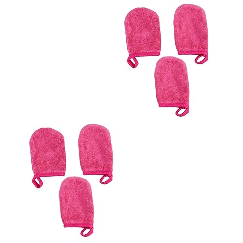 FOMIYES 6 Stück Scrubber Gesichtspads Mitt Cleanrosy Fäustling Puff Oder Gesichtshandschuhe Damen Damen Handschuhe Körperentfernung Hautpeeling Reinigungsmittel Cleasing Waschen Zuhause von FOMIYES