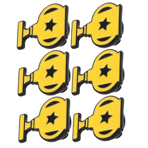 FOMIYES 6 Stück Sport Trophäen Broschen aus Robustem Zinklegierung Gearbeitet Vielseitig für Cardigans Schals Hüte für Fußball und Sportfans als Modisches Accessoire von FOMIYES