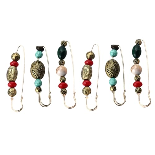 FOMIYES 6 Stück Teiliges Vintage Broschen Damen Retro Anstecknadeln aus Legierung Modische Korsagen dekoration für Kleidung Geeignet für Hochzeiten Partys und Festliche Anlässe von FOMIYES