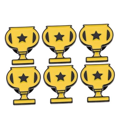 FOMIYES 6 Stück Trophäen Schal Clip Anstecknadel Für Herrenanzüge Sportabzeichen Rundes Abzeichen Für Anzug Medaillen Schlüsselbänder Tier Pullover Brosche Anstecknadeln Brosche von FOMIYES