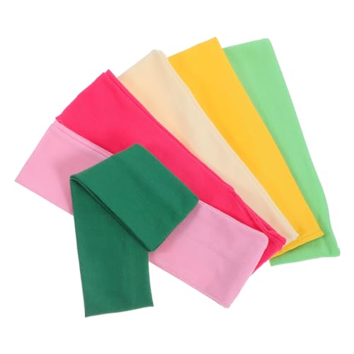 FOMIYES 6stücke Elastische Stirnbänder Für Sport Und Fitness Schweißableitung Bequeme Haarbänder Für Yoga Laufen Und Outdoor-aktivitäten Dehnbares Stirnband von FOMIYES