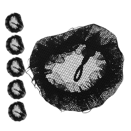 FOMIYES 6 Stücke Schwarz Mesh Haarnetz für Dutt Leistung Haarnetze für Frauen Ballett Dutt Haar Abdeckung von FOMIYES