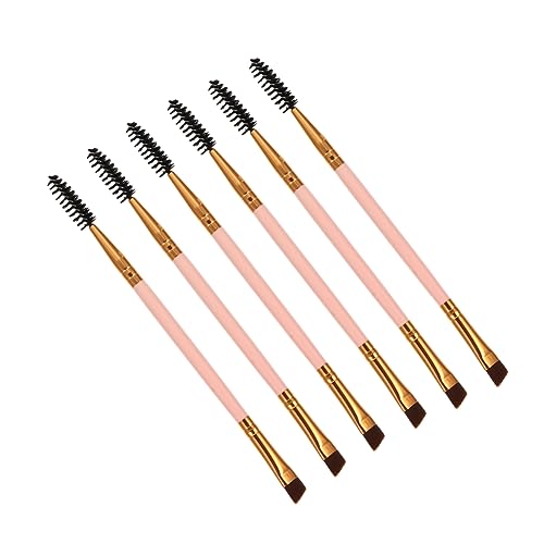 FOMIYES 6-teiliges Fein Abgewinkeltes Eyeliner-pinselset Für Augenbrauen Wimpern Geburtstags-make-up-set Pinselkamm Für Frauen Multifunktionales Beauty-tool-set von FOMIYES