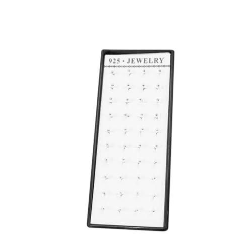 FOMIYES 60 Paare Kleine Runde Silber Ohrstecker Langlebige Kugel Ohrstecker aus Reinem Silber Einfacher Eleganter Ohrschmuck für Damen Geeignet für Alltag Büro und Reisen von FOMIYES