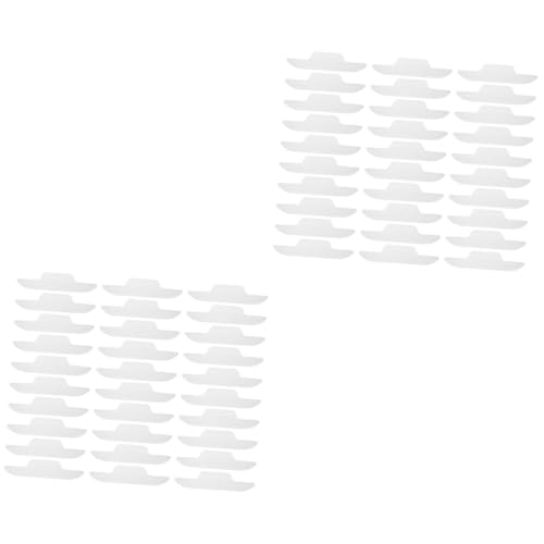 FOMIYES 60 Stk Randpolster Schweißabsorbierende Huteinlagen Nacken-schweißpads Einweg-schweißpads Anti-schmutz-aufkleber Kragenpatch Antifouling-matte Anti-schmutzig Staubfreies Papier von FOMIYES