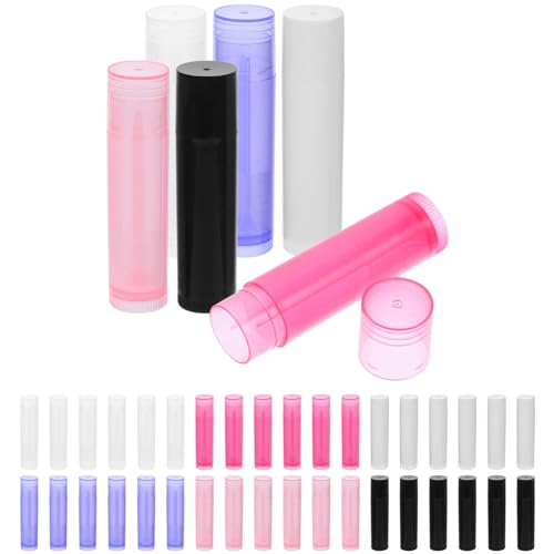 FOMIYES 60 Stücke Nachfüllbare Lippenstift Töpfe Rohre Tragbare Leere Lip Gloss Container von FOMIYES