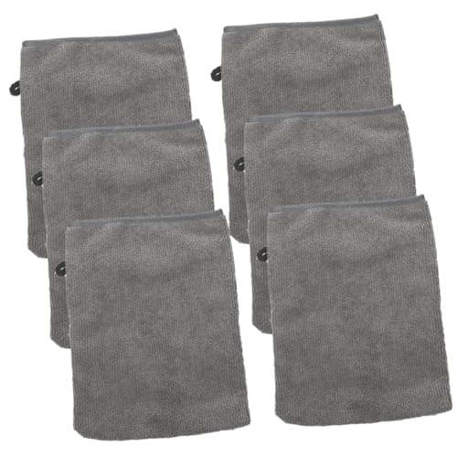 FOMIYES Sanftes Waschhandschuh-set 6er-pack Gesichtsreinigungshandschuhe Make-up-entferner-handschuhe Wiederverwendbare Handschuhe für Das Gesicht Leicht Zu Reinigen und Grau/schwarz von FOMIYES