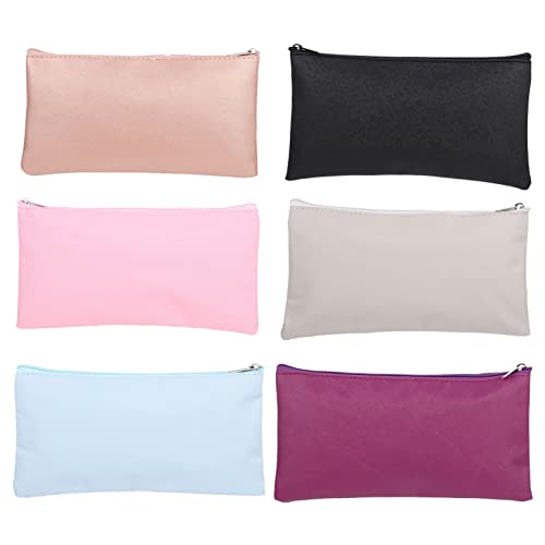 FOMIYES Reise-Make-up-pinseltasche 6-teilig Tragbar Mit Reißverschluss Kompakte Kosmetiktasche Für Damen von FOMIYES