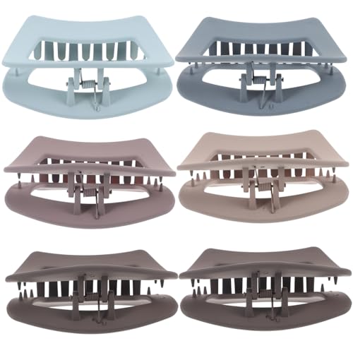 FOMIYES 6stücke Haarklauenclips Kunststoff Kiefer Clips Barrettes Haarspangen Für Frauen Zum Fixieren Der Haare Bei Waschen Und Schminken von FOMIYES