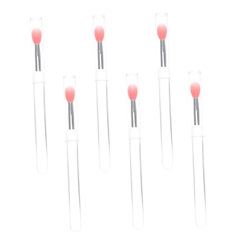 FOMIYES Lippen-make-up-pinsel-set 6-teilig Silikon-lippenstift-stiftabdeckung Für Lippenmaske Lidschatten-anwendung von FOMIYES