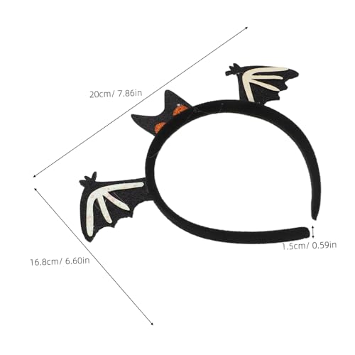 FOMIYES 6stücke Fledermaus Haarreif Für Halloween Gruseliges Stirnband Mit Fledermausflügeln Süßer Haarschmuck Für Partys Kostüm-kopfstück Aus Leichtem Material Perfektes von FOMIYES