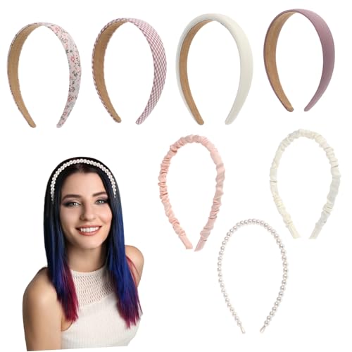 FOMIYES 7 Stk. Stirnband Stachelige Stirnbänder Für Frauen Breites Haarband Hautpflege-stirnband Haarbänder Für Bands Kinderstirnbänder Für Mädchen Band Damen-stirnband Rosa Stoff FOMIYES 7 Stk. Stirnband Stachelige Stirnbänder Für Frauen Breites Haarband Hautpflege-stirnband Haarbänder Für Bands Kinderstirnbänder Für Mädchen Band Damen-stirnband Rosa Stoff von FOMIYES