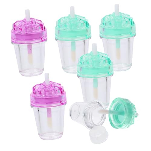 FOMIYES 7 Stück Teiliges Lip Balm Container Nachfüllbare Transparente Lipgloss Tubes aus Langlebigem Tragbar und Wiederverwendbar für Lippenbalsam Lippencreme Reise und Zufällige Farbe von FOMIYES