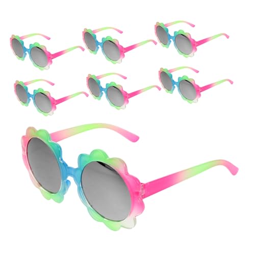 FOMIYES 7 Stück Teiliges Sonnenbrillen mit Sonnenblumen-motiv Uv-schutz Farbverlauf Gläser Modische Mädchen und Jungen Sonnenbrille für Outdoor Geburtstag und Freizeit von FOMIYES