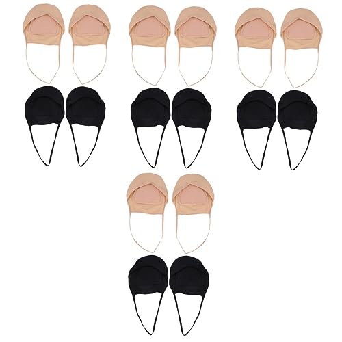 FOMIYES 8 Paare Unsichtbare Strumpfhalter Perückenclips für Haarverlängerungen Socken für Absätze aussetzen Socken für Wohnungen Schuheinlagen für Damen sommerlicher Stil Hosenträger Show von FOMIYES