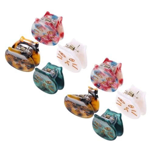 FOMIYES 8 Stck Katzenmotiv Haarklammern Teiliges Kleine Acetat Haarclips für Damen für Dickes und für Partys und Alltag Schmerzfreies Tragen von FOMIYES