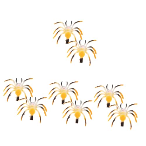 FOMIYES 8 Stck. Halloween Haarspangen Teilig mit Gothic Spinnen Design Langlebige Haarklammern für Mädchen Vielseitiger Haarschmuck für Karneval und Alltag Robust und Modisch von FOMIYES