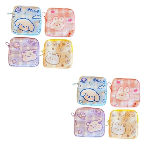 FOMIYES 8 Stück Damenbinden Packung Einlagenbehälter Periodenbeutel Einlagen Aufbewahrungstasche Bezaubernde Einlagentasche Damen Stilleinlagen Tasche Organizer Niedliche von FOMIYES