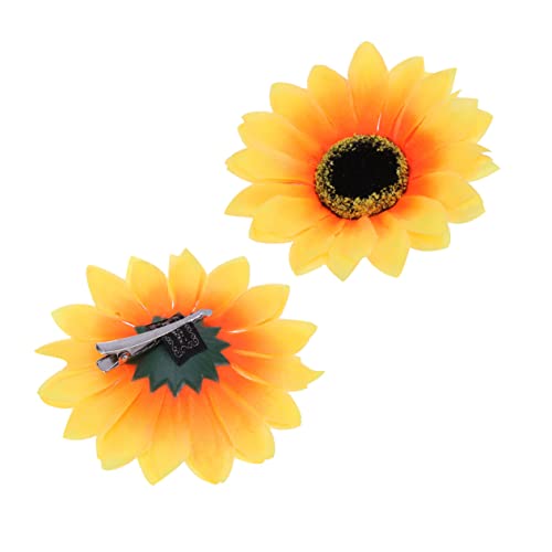 FOMIYES 8st Kinder Haarspange Rosenkopfschmuck Für Die Braut Haarnadel Mit Künstlichen Blumen Blumenclips Aus Seide Mini-alligator-haarspangen Zubehör Baby Entenschnabel-clip Die Blumen von FOMIYES