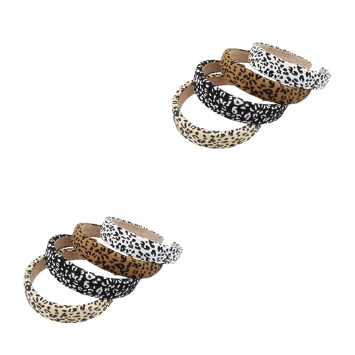 FOMIYES 8 Stk Leoparden-stirnband Haarschmuck Damen Stoff Tuch Kariert von FOMIYES