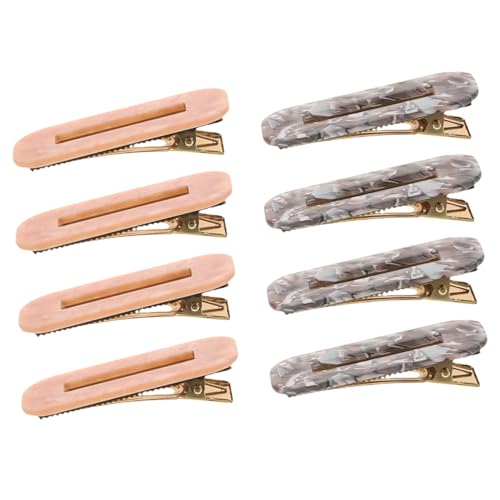 FOMIYES 8 Stück Teiliges Acetat Haarclips Rechteckig Duckbill Haarklammern für Frauen Mädchen Rutschfeste Haarvolumen Clips und Bangs Styling Zubehör für Alltag und Besondere Anlässe von FOMIYES
