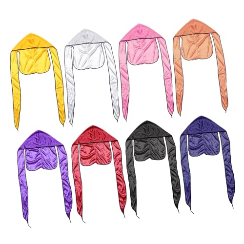 FOMIYES 8 Stück Teiliges Elastischer Piratenhut für Frauen Chemokappe Modischer Turban Atmungsaktive Kopfbedeckung für Krebspatienten Haarschutz Farben Erhältlich von FOMIYES