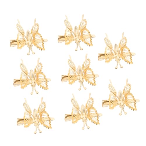 FOMIYES 8 Stück Teiliges Schmetterlinge Haarklammern Lebendig Schimmernd Vielseitiger Haarschmuck für Damen Geeignet für Dickes Glattes und Lockiges Haar für Party und Alltag von FOMIYES