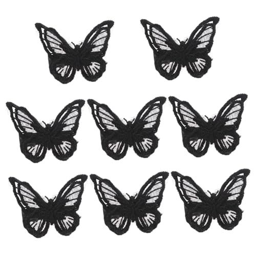 FOMIYES 8 Stück Teiliges Spitzen Schmetterling Haarclip für Mädchen Zarte Haarklammern mit Filigranem Design Vielseitige Haarschmuckaccessoires für Partys Hochzeiten und Alltag von FOMIYES