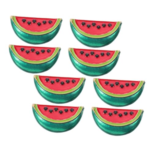 FOMIYES 8 Stück Teiliges Wassermelonen broschen Modische Anstecknadeln mit Stabilem Clip Kreative Cartoon frucht designs Vielseitig für Schals Cardigans Hemdkragen für Damen und Alltag von FOMIYES