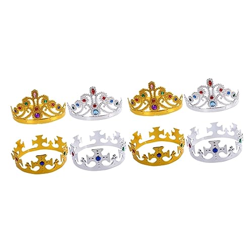 FOMIYES 8 Stk Herrenhüte Anzüge Für Männer Abschlussball-party Tiara Herrenanzüge Prinzessin Rollenspiel Schmucksets Für Kinder Ornament-kits Für Männerkleidung Mann Mädchen Dekorationen von FOMIYES