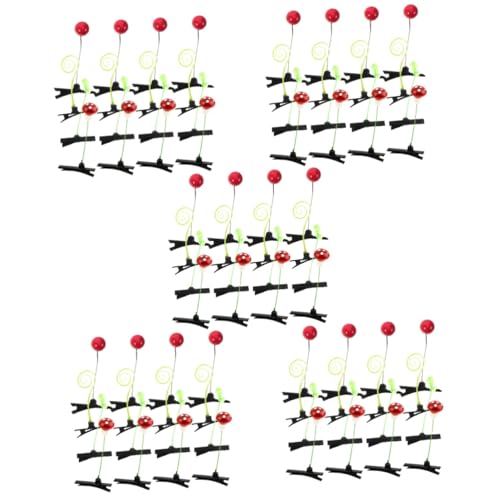FOMIYES 80 Stk Haarnadel Aus Gras Haarklammern Haarspangen Haarspange Aus Sojasprossen Haarschmuck Für Damen Kawaii Haarnadel Niedliche Haaraccessoires Sprossenclips Zinklegierung von FOMIYES