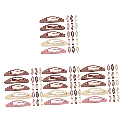 FOMIYES 80 Stk Hohle Haarspange Haarschmuck Niedliche Haaraccessoires Süße Bonbonfarbene Haare Klauenclips Für Dickes Haar Haare Zeug Haarschmuck Für Kinder Eisen Kleinkind Mädchen Knopf von FOMIYES