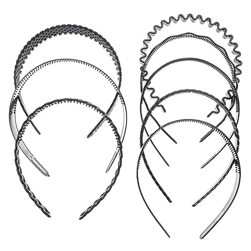 FOMIYES 8 Stück Kunststoff-stirnbänder – Hart Sport Mode – Unisex – Vielseitig Für Männer Und Frauen von FOMIYES