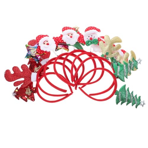 FOMIYES 8er Set Weihnachts Haarbänder Kreative Party Kopfbedeckungen Mit Rentier Schneemann Und Weihnachtsbaum Motiven Für Festliche Xmas Haarschmuck Accessoires FOMIYES 8er Set Weihnachts Haarbänder Kreative Party Kopfbedeckungen Mit Rentier Schneemann Und Weihnachtsbaum Motiven Für Festliche Xmas Haarschmuck Accessoires von FOMIYES