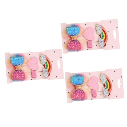 FOMIYES 9 Stck. Haarnadel Aus Spitze Mädchen Bögen Stifte Bogen Dekorate Haarklammern Bowknot-haarnadeln Haarspangen Mit Schleife Haare Für von FOMIYES