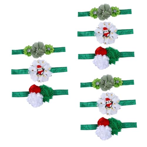 FOMIYES 9 Stk Weihnachtsstirnband für Kinder halloween haarschmuck kinder halloween kostüm haarreif Kopfschmuck Babymütze Haargummi Haarschmuck für Babys Party-Stirnband Urlaub Haarband von FOMIYES