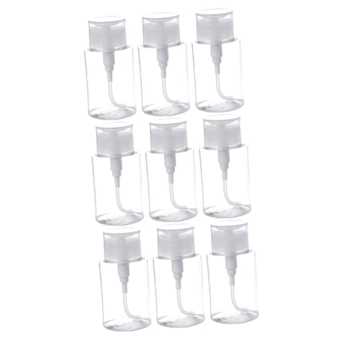 FOMIYES Pumpflasche Leer Nagellack 9 Stück Quetschflasche Nachfüllbare Flasche Pumpspender Flaschen Flasche Zum Abpumpen Von Make up Entferner Leerer Flaschenspender Reisebehälter Leere Verschließbare von FOMIYES