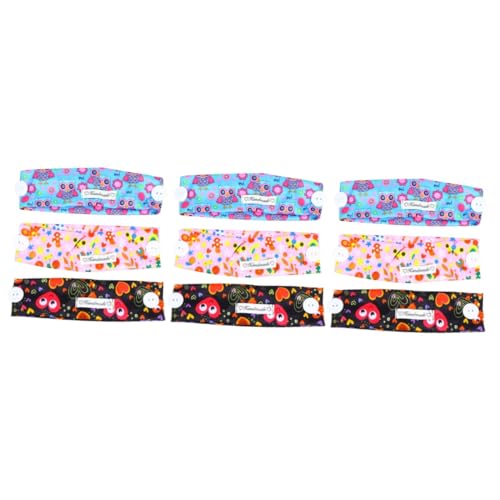 FOMIYES 9 Stk haarband hair-band turban haar bänder haar gummi headband sport kopfhandtuch spa haarreif haarbänder Stilvolles Kopfband nijab حجاب Elastizität Knopf Stirnband Schal Damen von FOMIYES