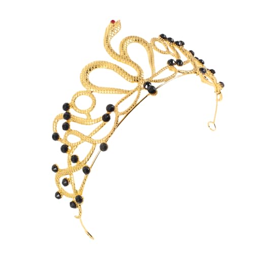 FOMIYES Ägyptische Schlangenkronen Haarreif mit Funkelnden Strasssteinen Langlebiges Legierungsdesign Vielseitig für Braut Hochzeit Halloween Geburtstagsfeier Königliches Kostümaccessoire FOMIYES Ägyptische Schlangenkronen Haarreif mit Funkelnden Strasssteinen Langlebiges Legierungsdesign Vielseitig für Braut Hochzeit Halloween Geburtstagsfeier Königliches Kostümaccessoire von FOMIYES