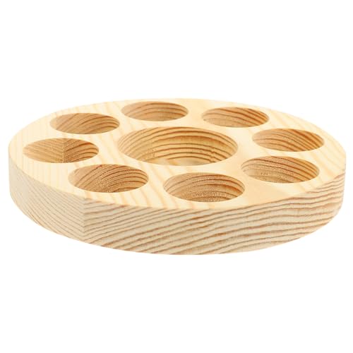 FOMIYES Ätherisches Öl Organizer Runder Flaschenhalter Ø aus Glas Stoßfestes Aufbewahrungsregal für Parfumflaschen und Aromatherapie Praktischer Fläschchen Ständer für Massagesalons und von FOMIYES