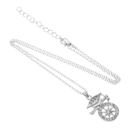 FOMIYES Abschluss Halskette mit Doktorhut Anhänger für Frauen Leichte Halskette für Abschlussfeiern Kreatives Modisches für Besondere Anlässe von FOMIYES